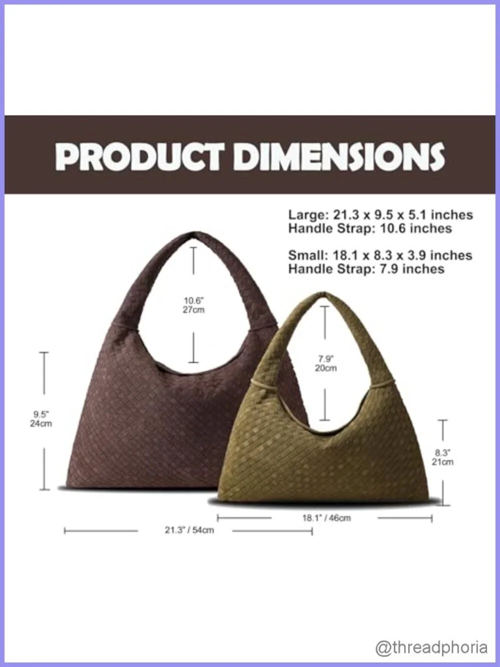 Vegan Leather Woven Tote Handbag Suede Hobo Shoulder Bag